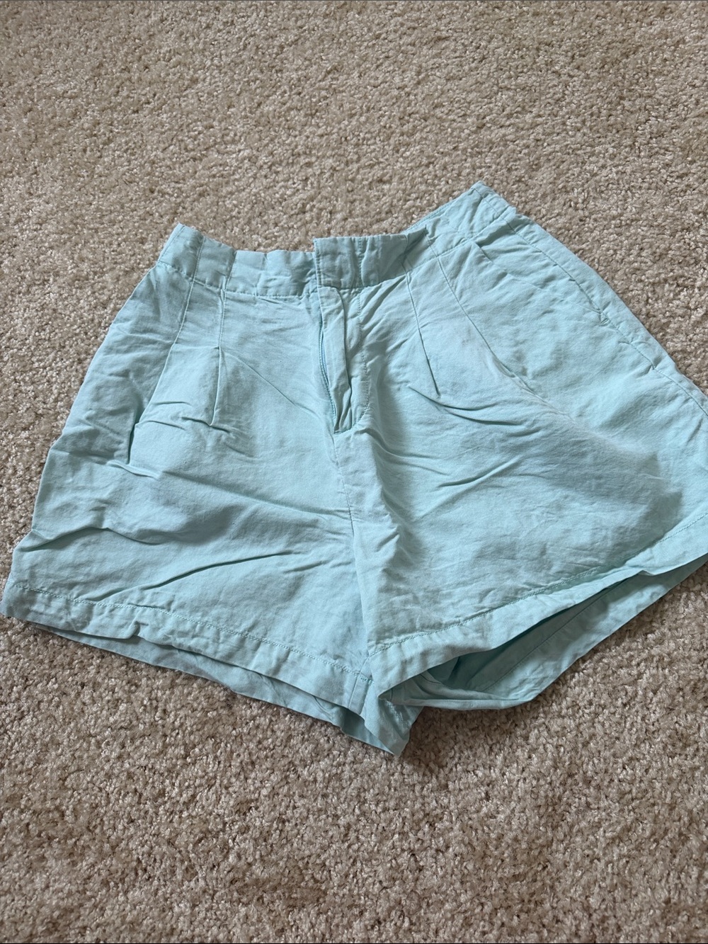 Vineyard Vines High-Waist Shorts - Light Aqua